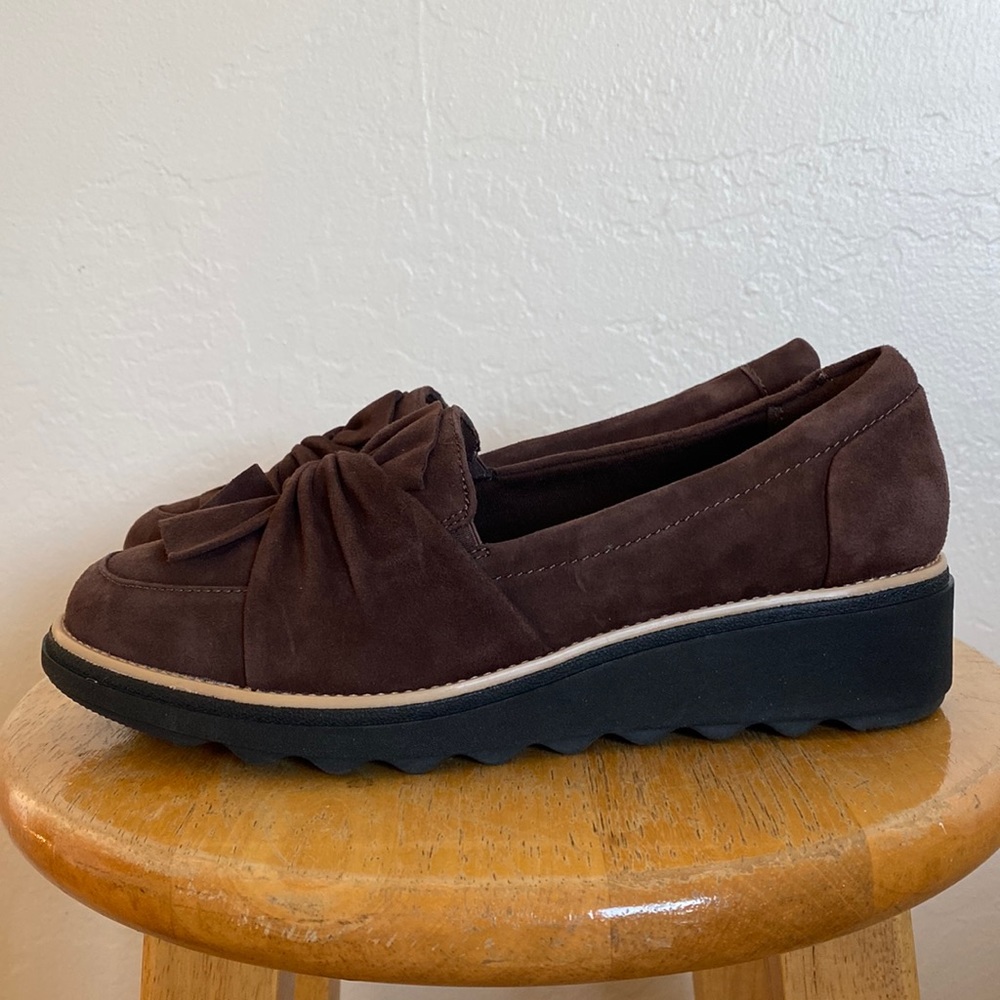 Platform Brown Suede Clarks